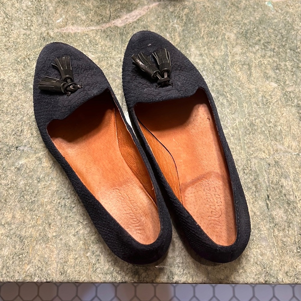Blue flats [Madewell]
